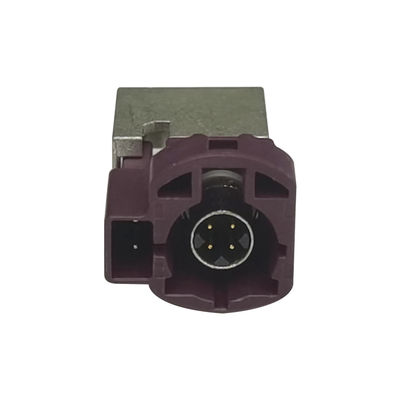 FAKRA HSD Connector Coaxial Right Angle Type PCB Mount For BMW